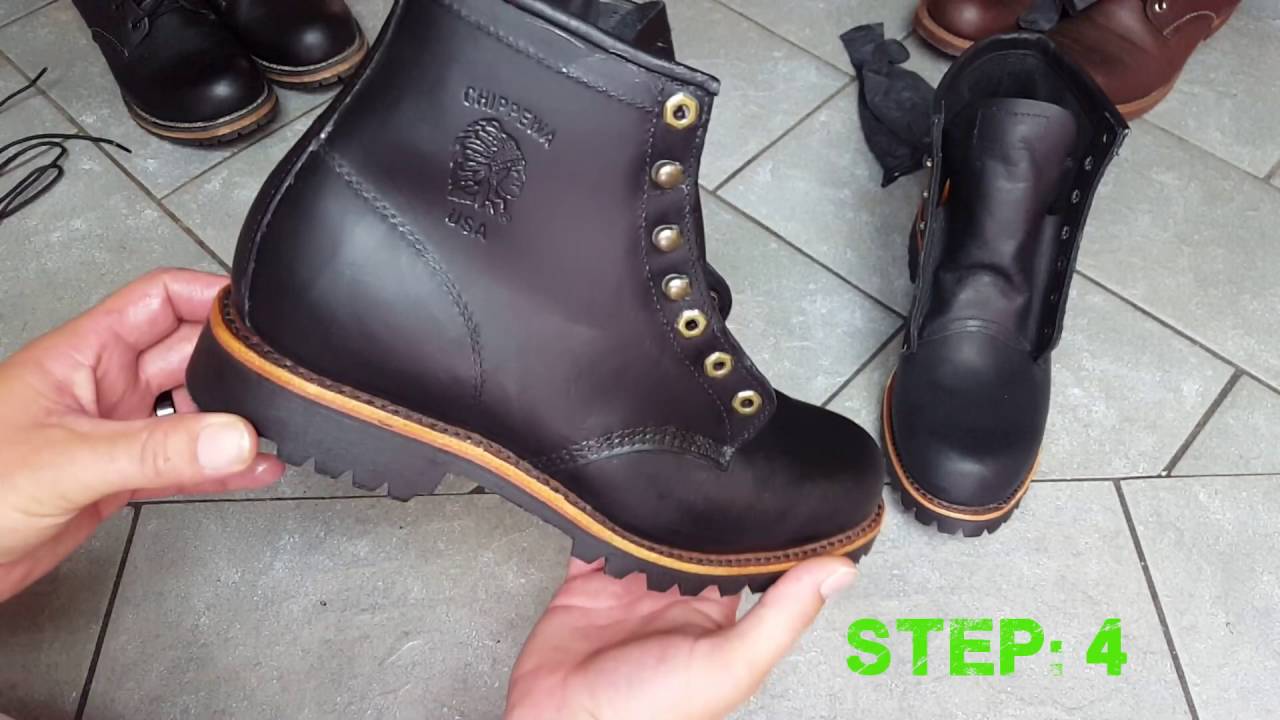 New All Leather Work Boot Care (Obenaufs)