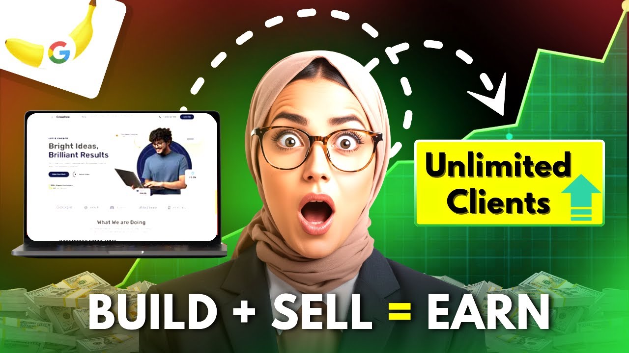 Build & SELL Client Websites Using 1 AI (No SEO, No Designer, No Dev) | Nano Banana