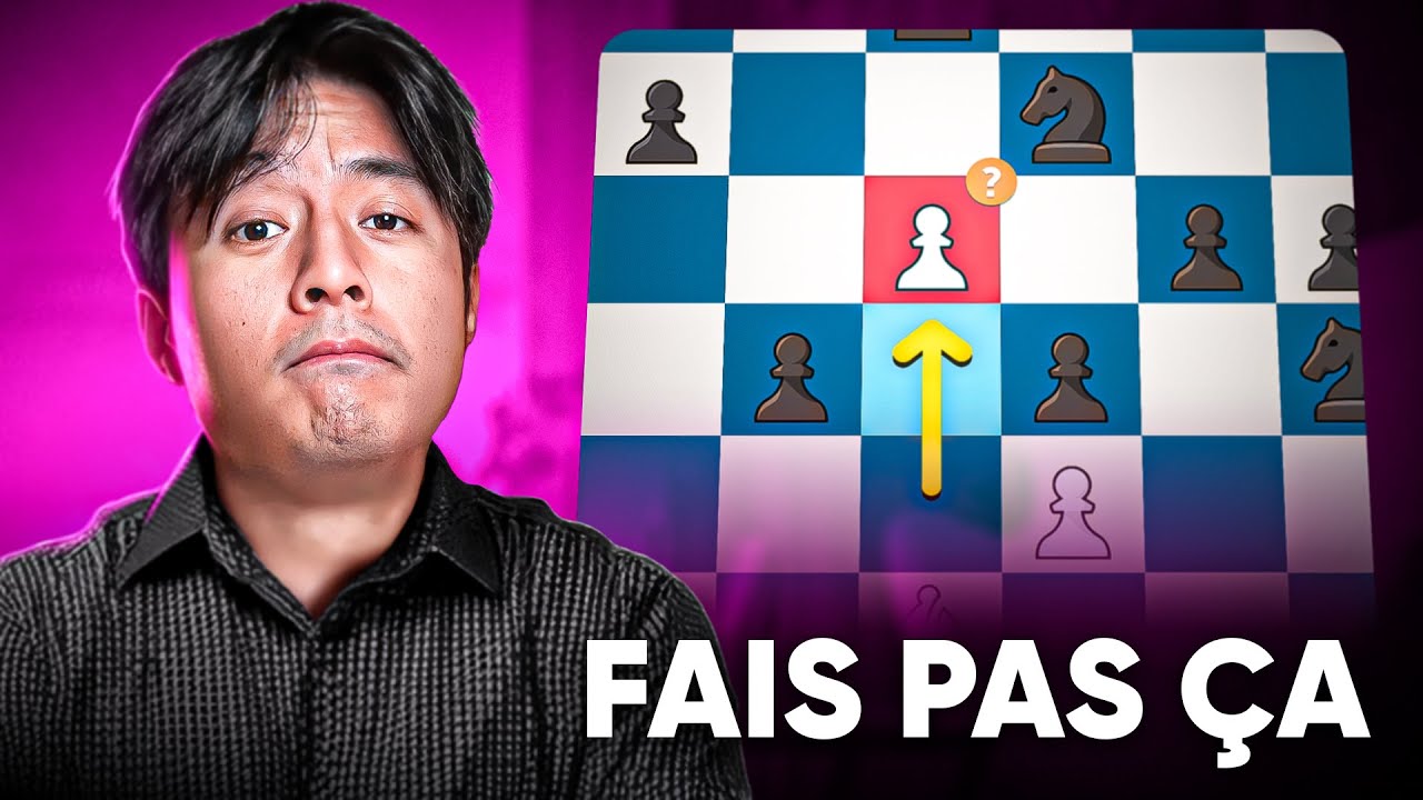 9 façons de bien jouer tes pions pour passer 1300 Elo aux échecs