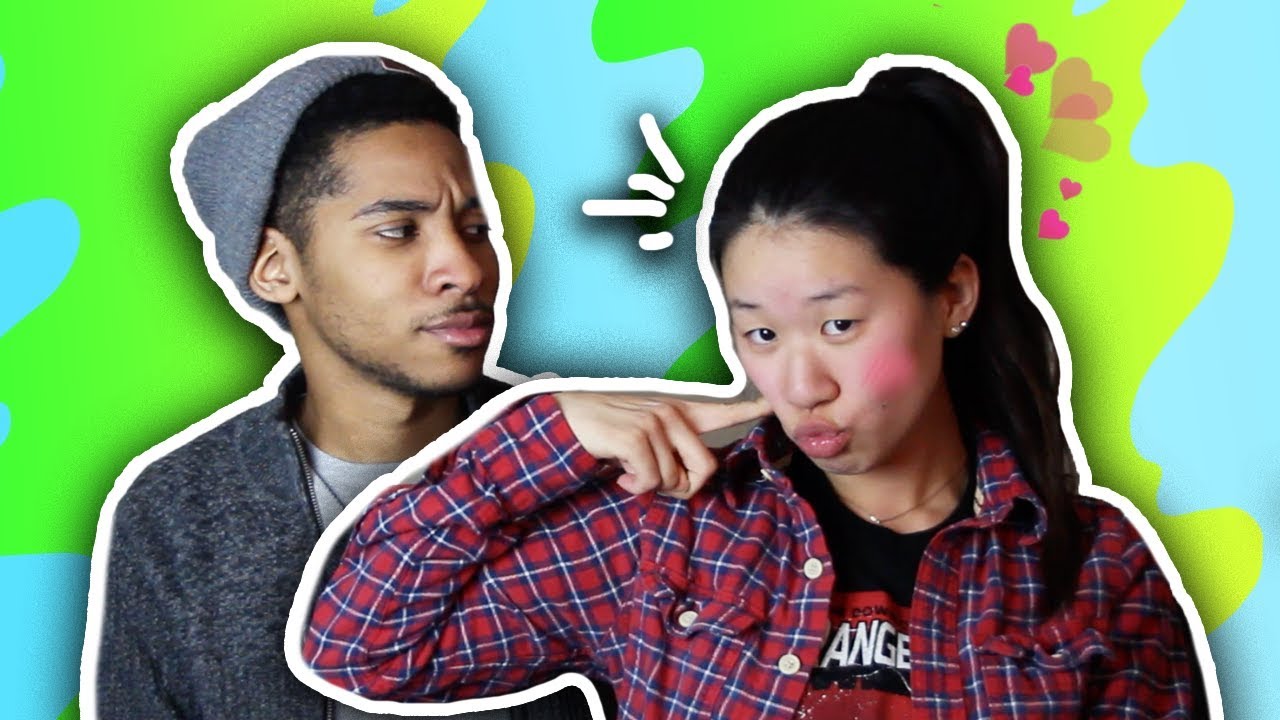 Teaching My Boyfriend Aegyo 애교 | SLICE n RICE 🍕🍚