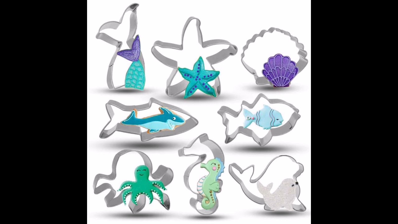 New baking tools stainless steel metal 3d dinosaur mini cookie cutter molds set for kids ramadan
