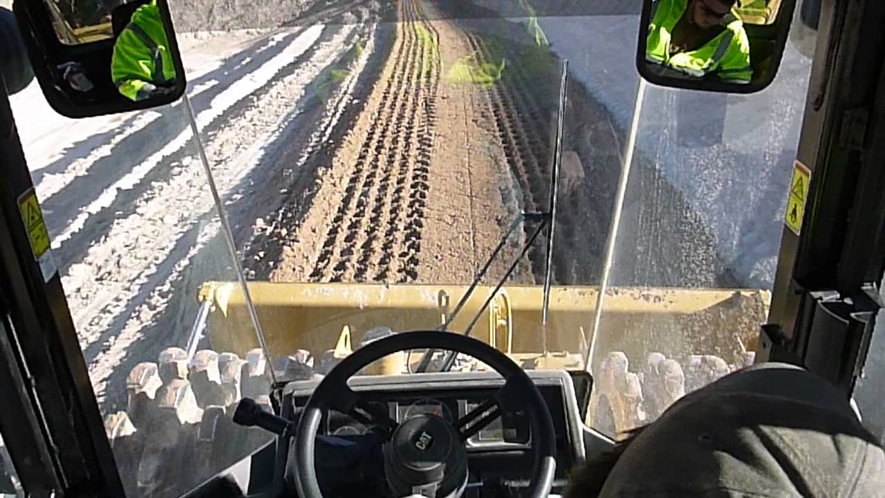 Cat 815F2 in cab