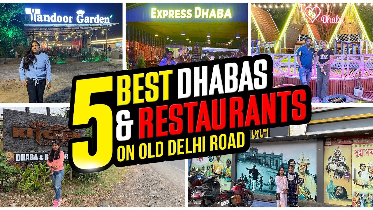 Top 5 Dhabas & Restaurants on Old Delhi Road 🍛🔥✨