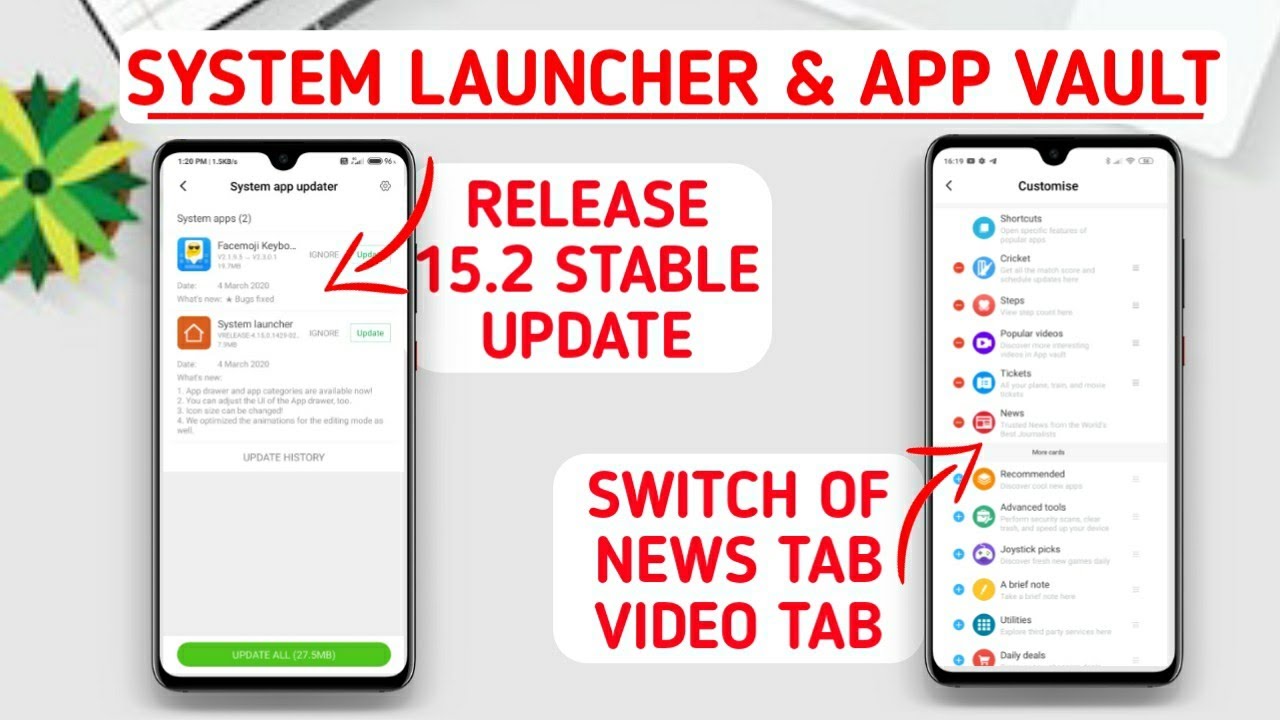 NEW STABLE MIUI 11 SYSTEM LAUNCHER UPDATE | NEW STABLE APP VAULT UPDATE | NEW SYSTEM LAUNCHER UPDATE