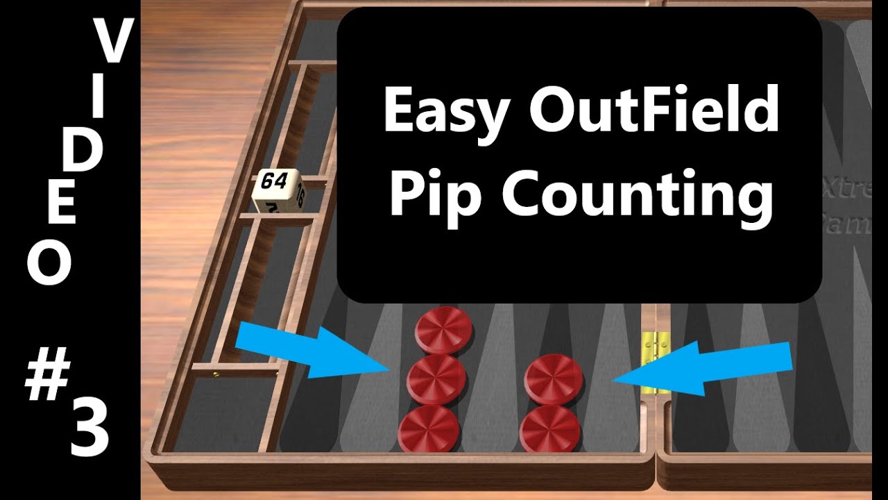 Backgammon Easy OutField Pip Counting