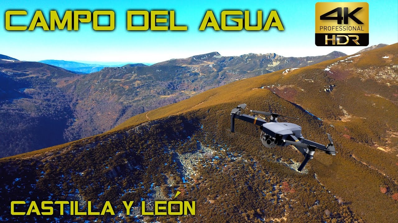 ☑️CAMPO DEL AGUA A VISTA DE DRONE-CASTILLA Y LEÓN 4K