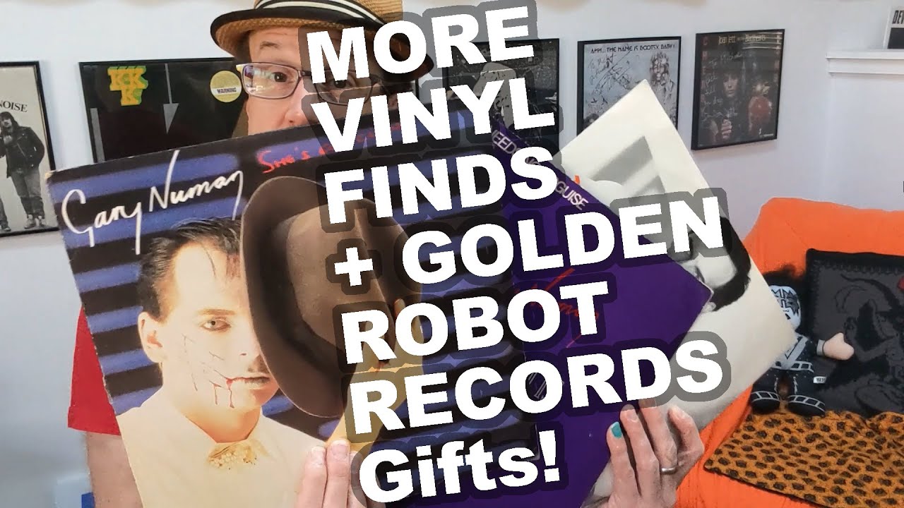 Recent VINYL FINDS Thrift Scores + a box from GOLDEN ROBOT RECORDS! #VC