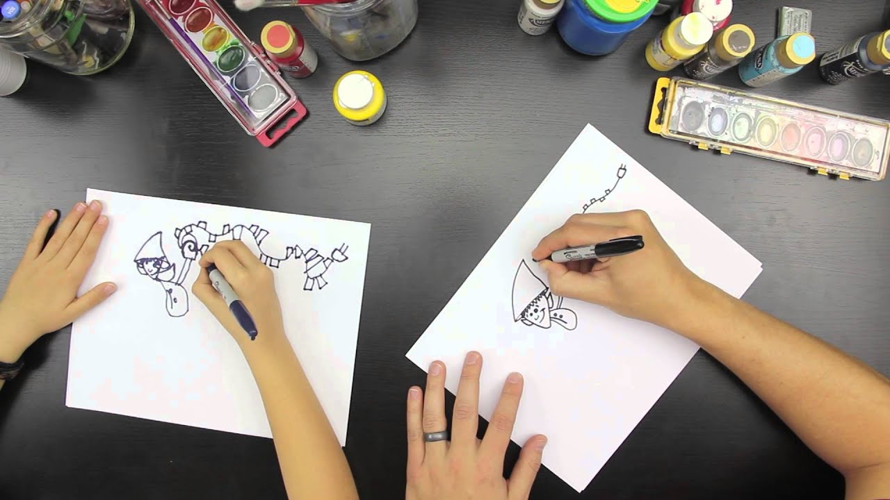 How To Draw Crazy Christmas Elves