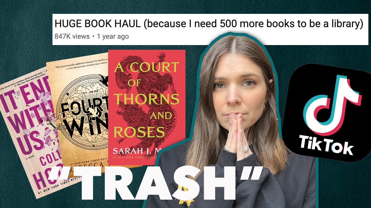 yes yes TikTok is ruining reading, we get it already