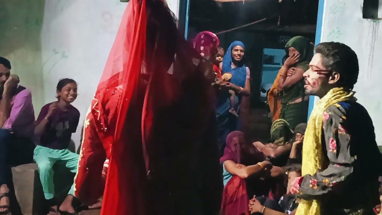रामेश्वर  एण्ड रावला पार्टी ग्राम ऐलोरा जिलाटीकमगढ़ डांसर भागचंद जाकर मनोज