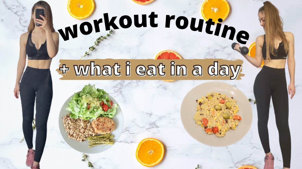 HOW I WORK OUT FROM HOME + what I eat in a day as a nutritionist. | Edukale