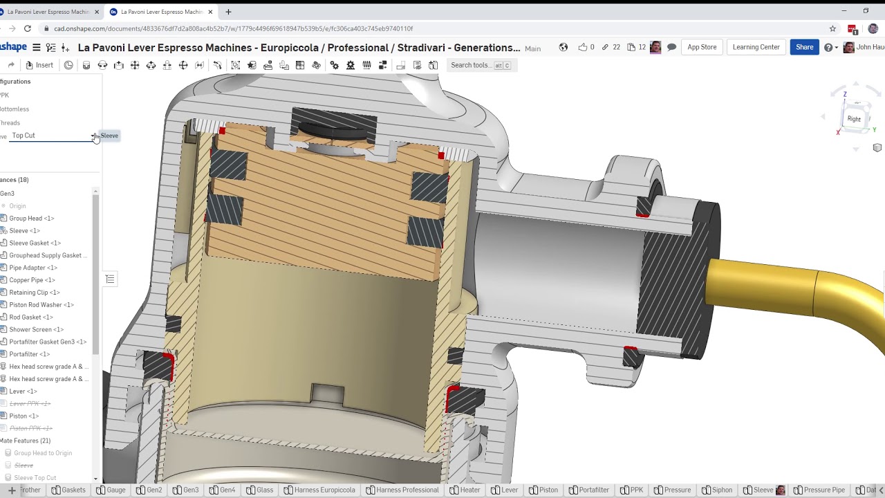 7: Generation 3 Sleeve Modifications, Part 1 - La Pavoni Lever Espresso Machine