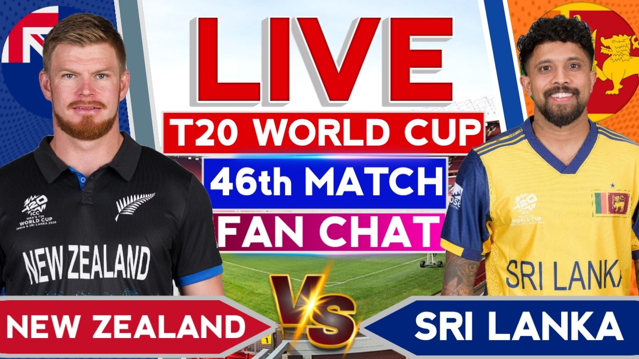 🔴Live: Sri Lanka vs New Zealand T20 WC Super 8  | T20 World Cup | Cricket Commentary | Nz vs Sl Live