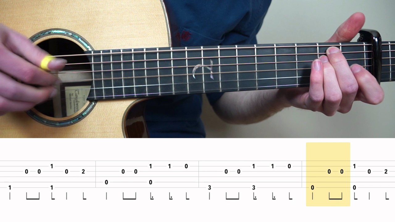 Martin Garrix - Scared To Be Lonely - Fingerstyle Guitar TABS Tutorial (Lesson) | Mattias Krantz