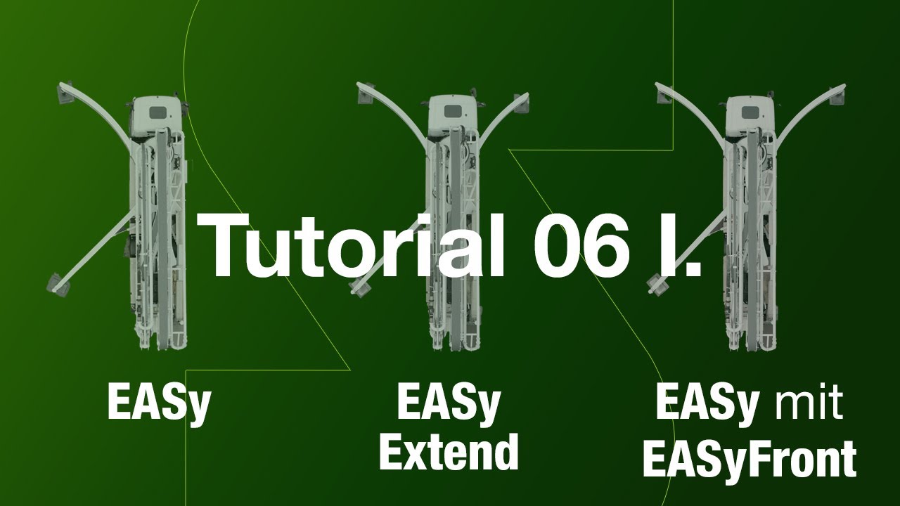 SCHWING-Stetter - Tutorial 06 I.:  Sicheres Abstützen mit EASy, EASyExtend, EASy mit EASyFront