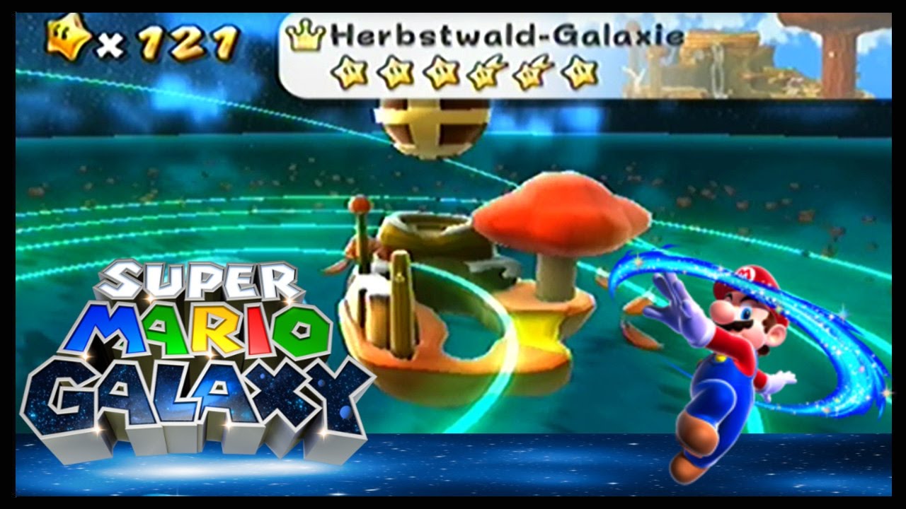 Super Mario Galaxy /25 [Mario] Maschinenraum /1 Herbstwald-Galaxie