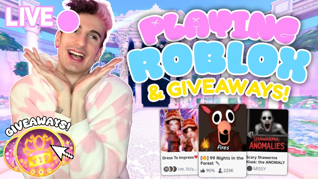 🔴 LIVE - PLAY ROBLOX WITH ME & WIN GIVEAWAYS! COME JOIN!