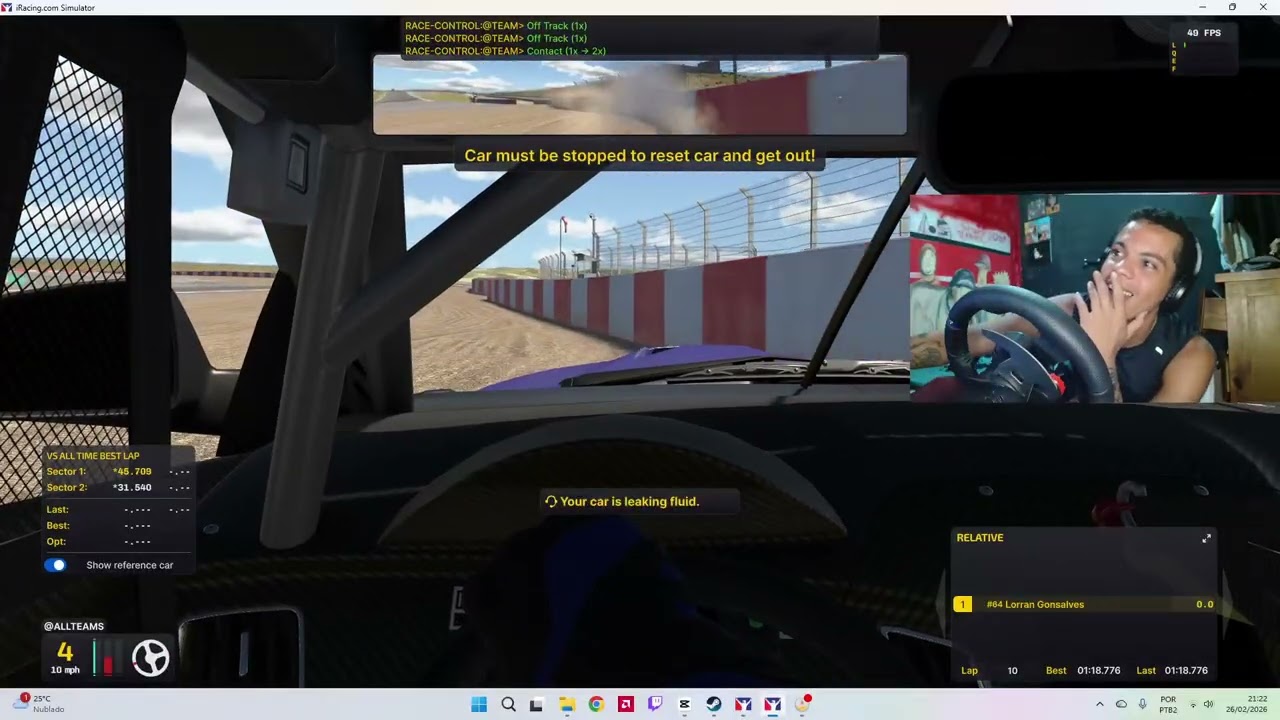 🏁 AO VIVO | F1 25 + Início no iRacing | Evolução real no automobilismo virtual