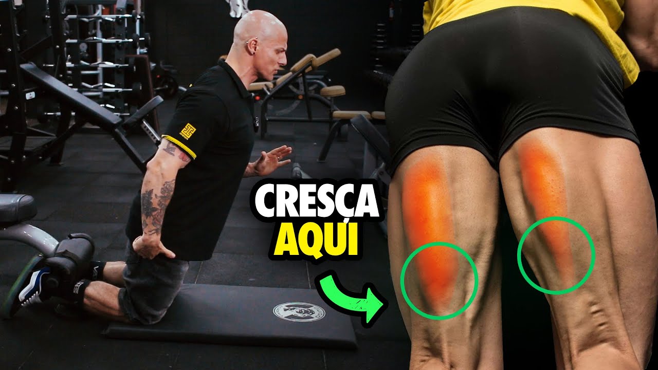 O exercício RARO que mais hipertrofia perto dos joelhos *previna lesões*