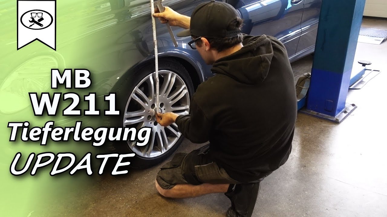 MB E-Klasse W211 Tieferlegung Einstellen [Update] | MB lowered | VitjaWolf | Tutorial | HD