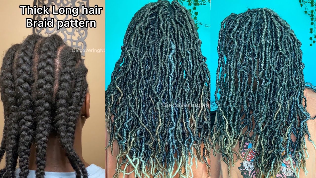 Best Crochet Braid Pattern for Thick Long Natural Hair