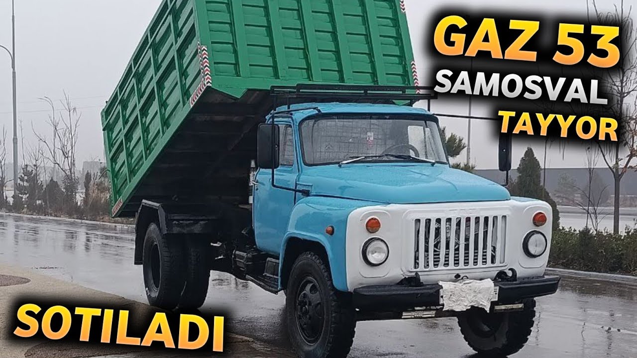ГАЗ 53 ЗАВОДСКОЙ САМОСВАЛ ХОЛАТИ ЯХШИ СРОЧНО СОТИЛАДИ! ИШГА ТАЙЁР