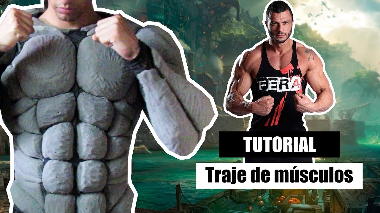 D.I.Y Como fazer uma roupa de músculos para cosplay - Kmaker tutorial