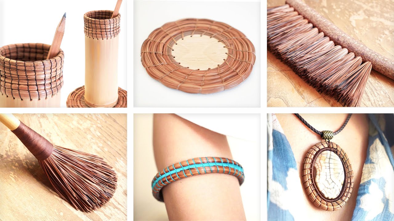 6 Unique Craft With Pine needles