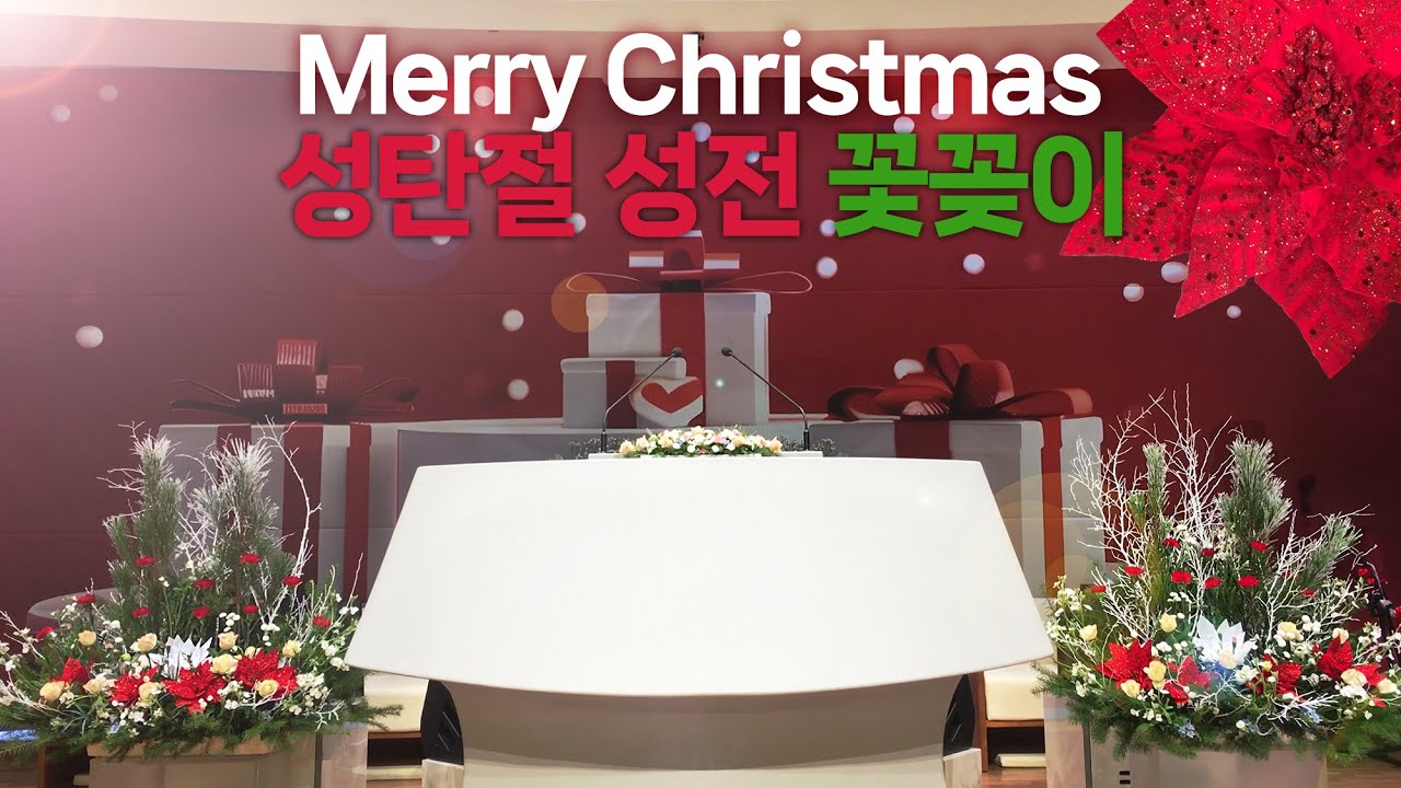 2024 예원교회 성탄절 꽃꽂이 : Merry Christmas!