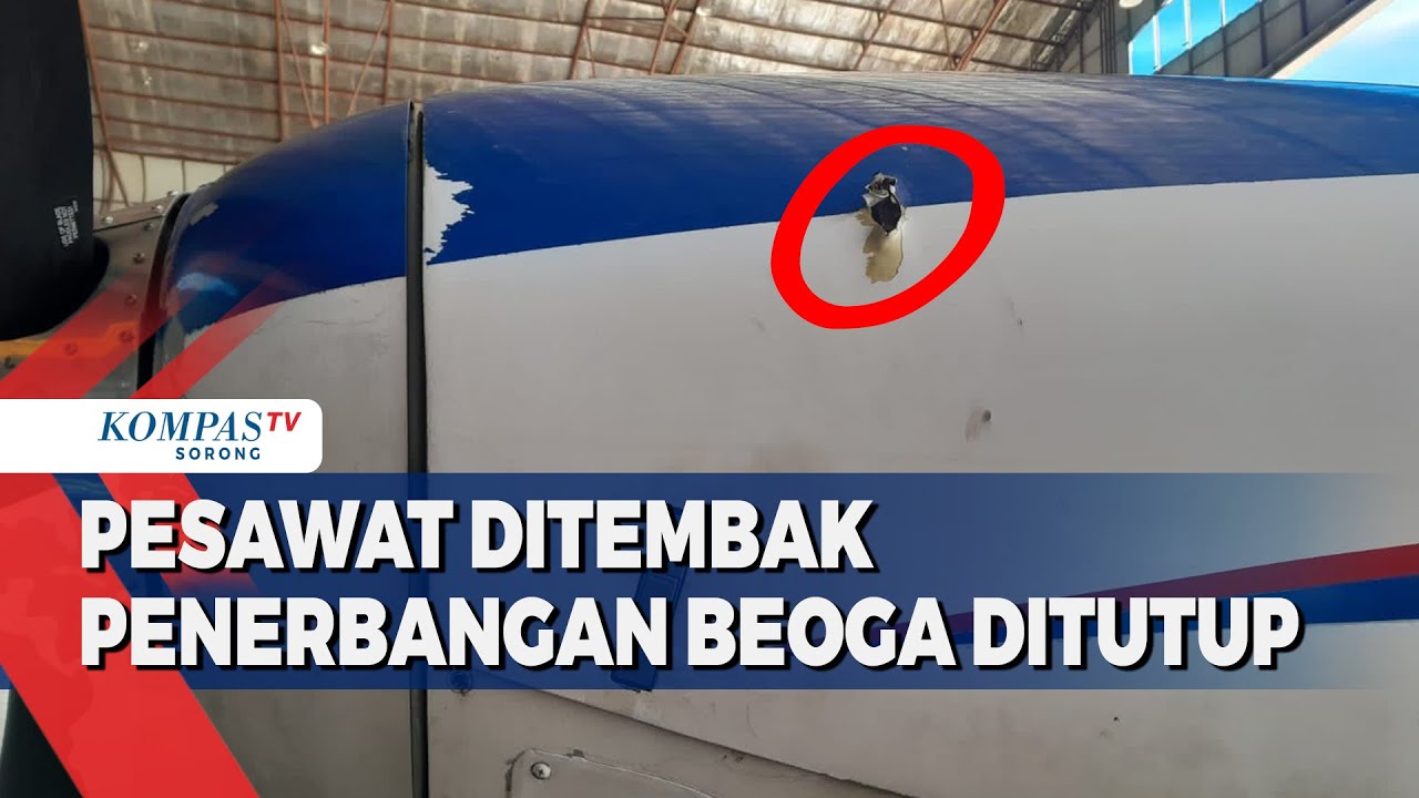 Kronologi Pesawat Asian One Ditembak KKB di Beoga Kabupaten Puncak