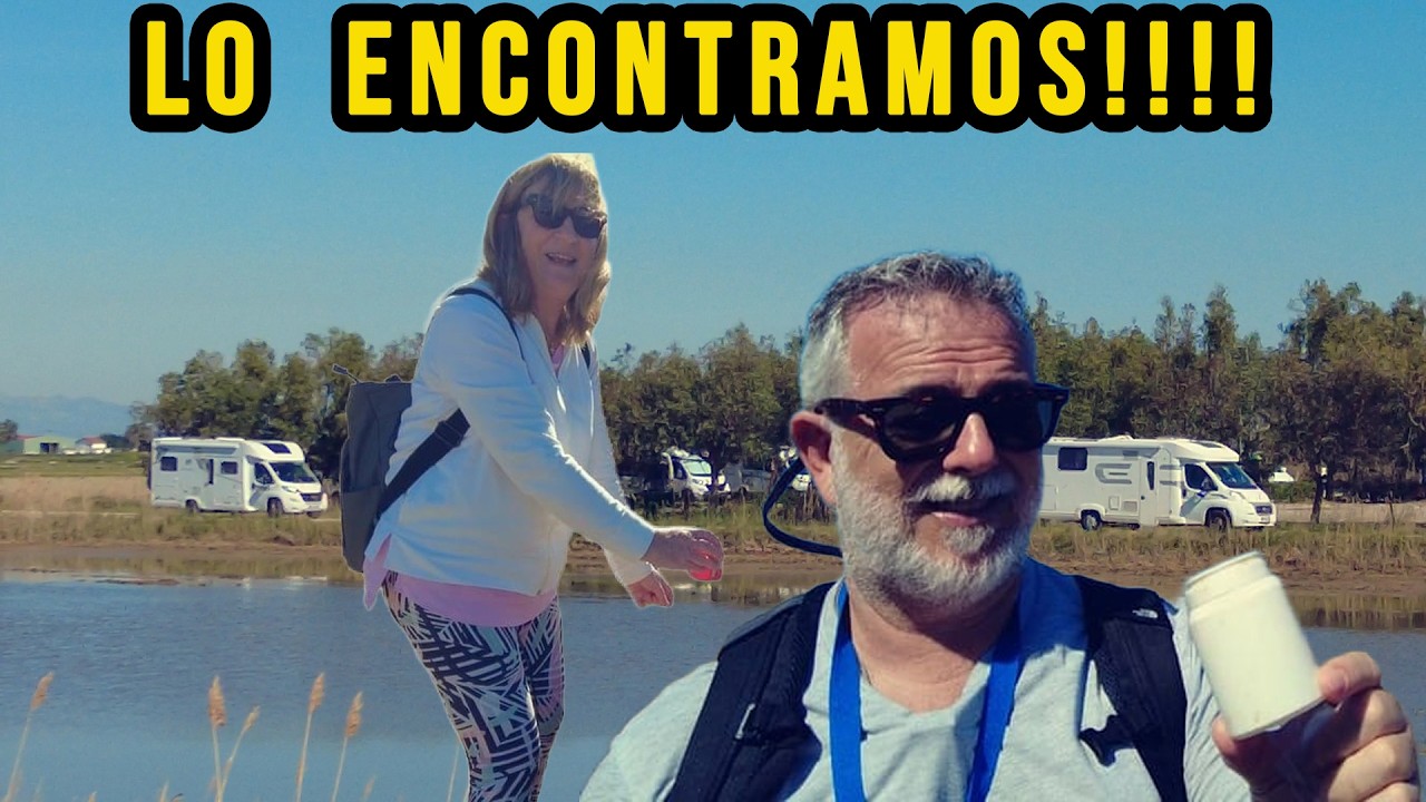 Encontramos tesoros! 💎 Geocaching y Autocaravana en el Delta del Ebro