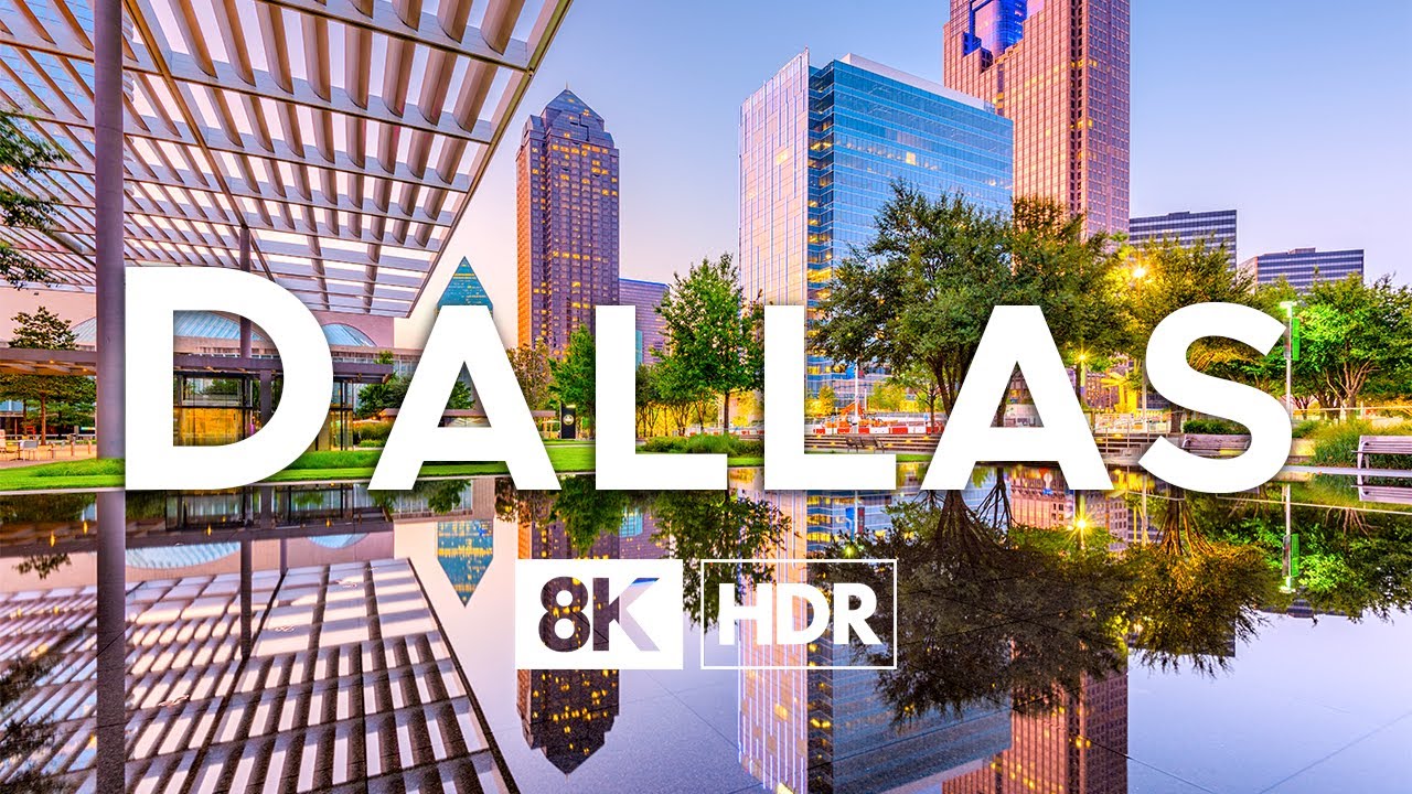 Dallas, Texas in 8K ULTRA HD HDR - Big D (60 FPS)