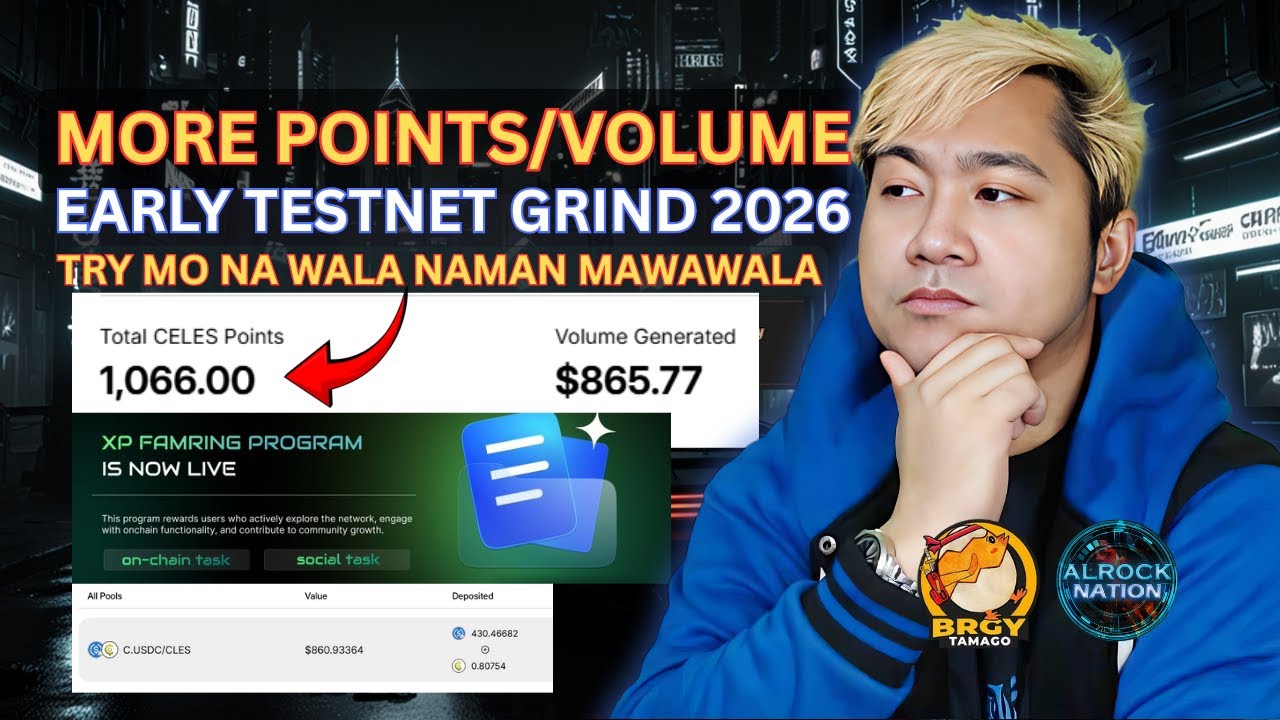 CELESCHAIN (CELES) Testnet How to Add MORE POINTS and VOLUME