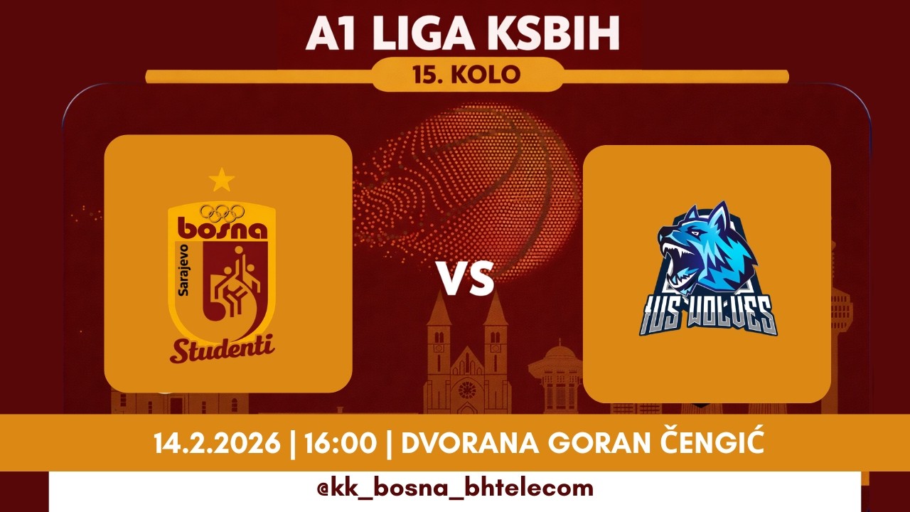 🔴 LIVE | KK Studenti vs UKK IUS Wolves  | A1 Liga KSBiH | 31.01.2026 | 15:30