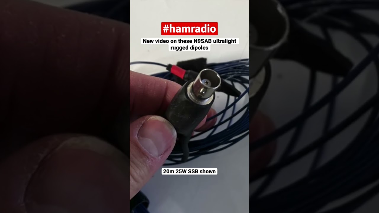 You need this antenna if you&rsquo;re going portable HF - ultralight N9SAB #hamradio #emcomm #shtf