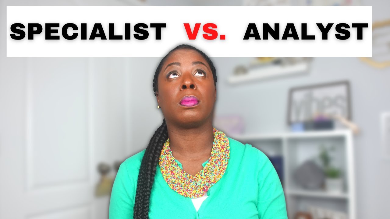 Human Resources SPECIALIST vs Human Resources ANALYST