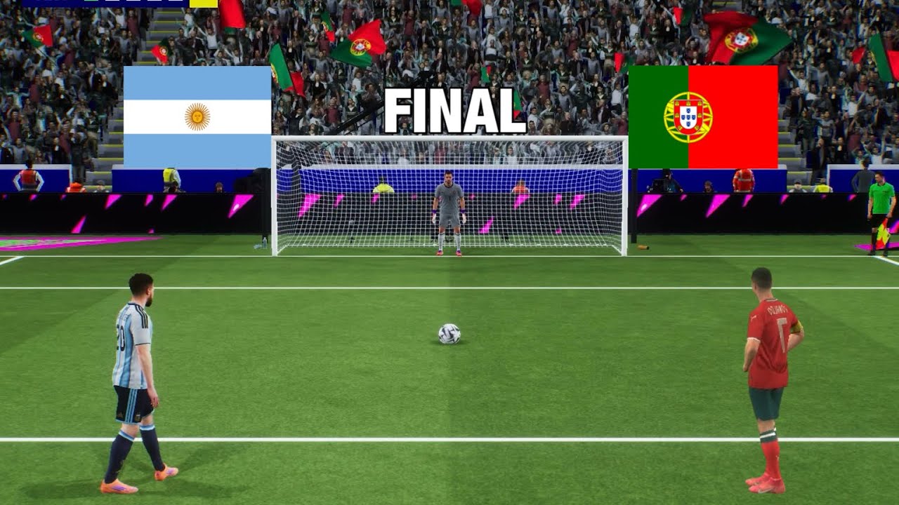 Ronaldo vs Messi | Portugal vs Argentina Penalty Shootout | eFootball Gameplay
