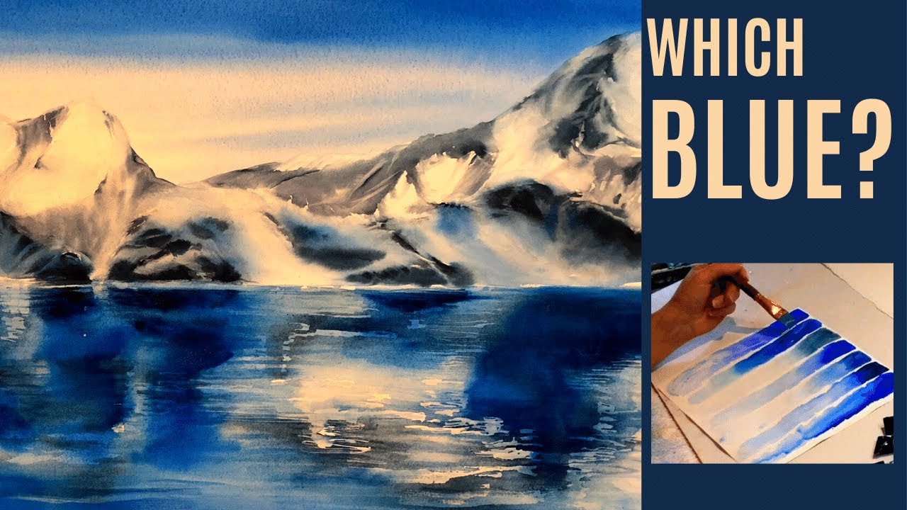 Sky Color | Which blue? Swatching 7 watercolour blues