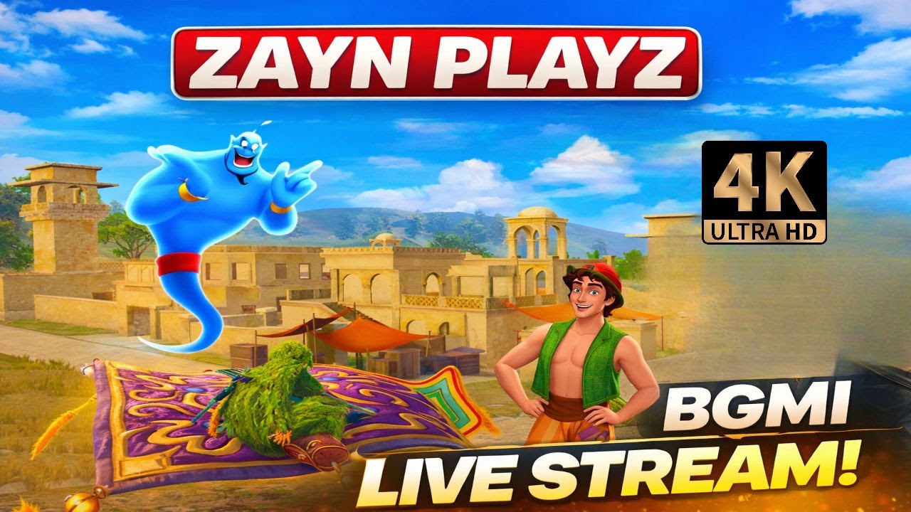 🔴 BGMI LIVE : ALADDIN vs ZAYN PLAYZ💀| PUBG NEW UPDATE