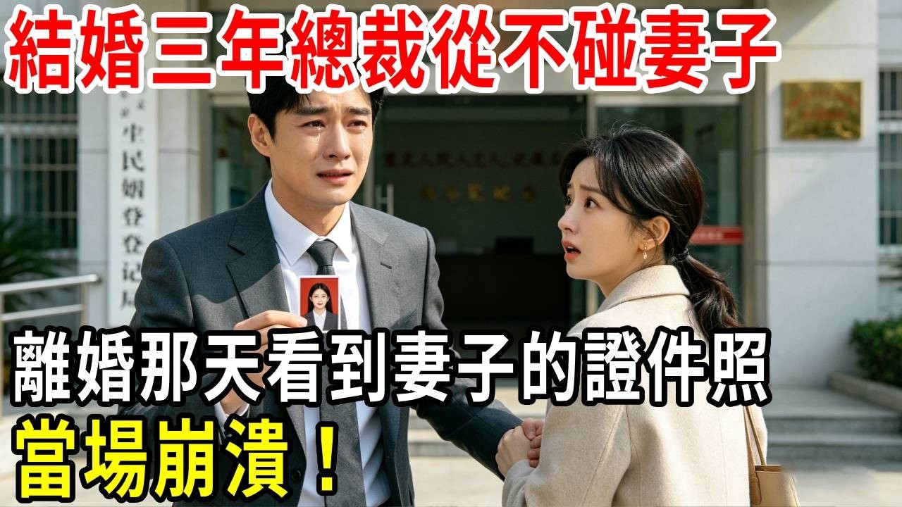 契約結婚三年，總裁從不碰妻子，離婚那天看到妻子的證件照，當場崩潰！#掉馬甲#甜寵 #閃婚#情感故事 #霸道總裁 #婚姻#都市愛情 #先婚後愛 #霸道總裁 #灰姑娘#爽文 #婚姻