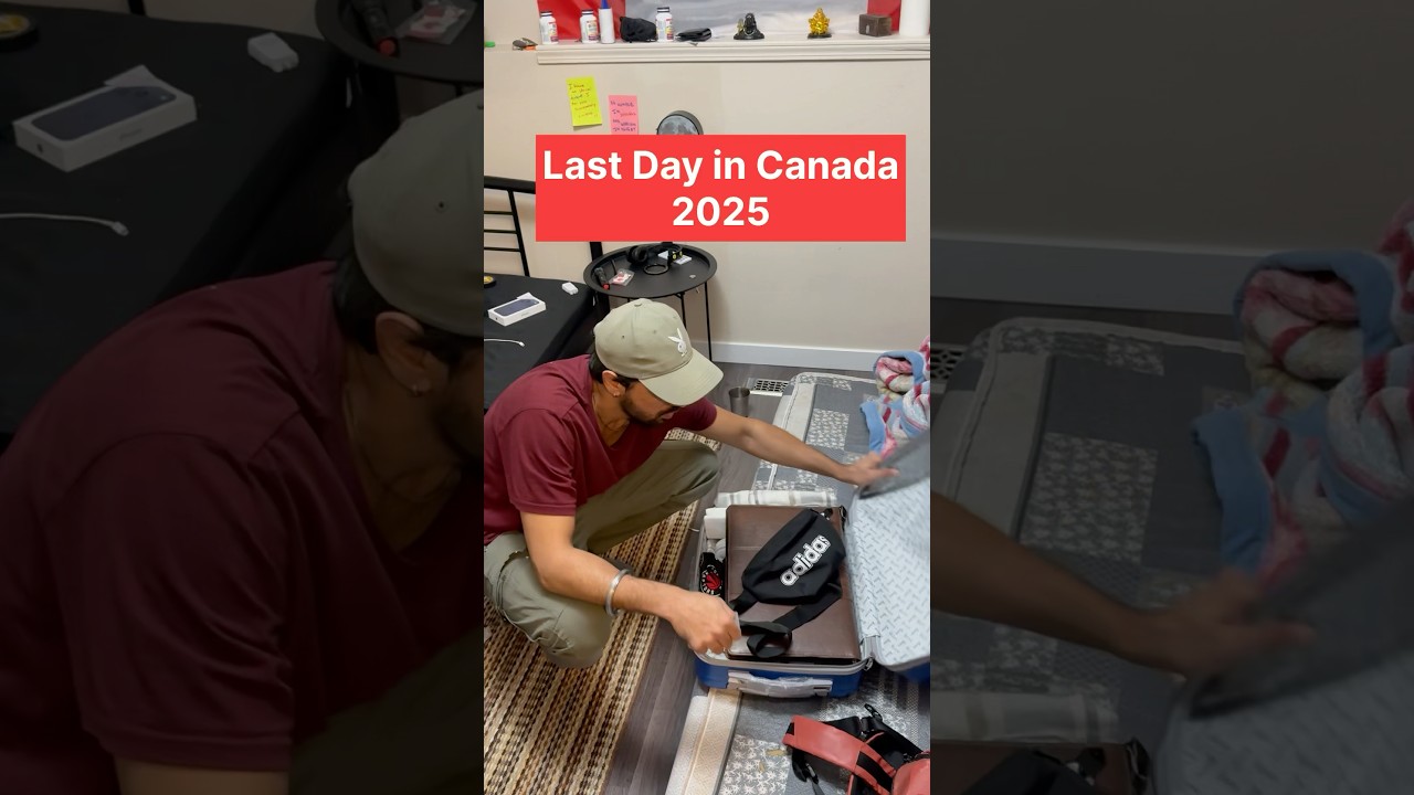 Last Day in Canada 🇨🇦 Going to India 🇮🇳  #minivlog
