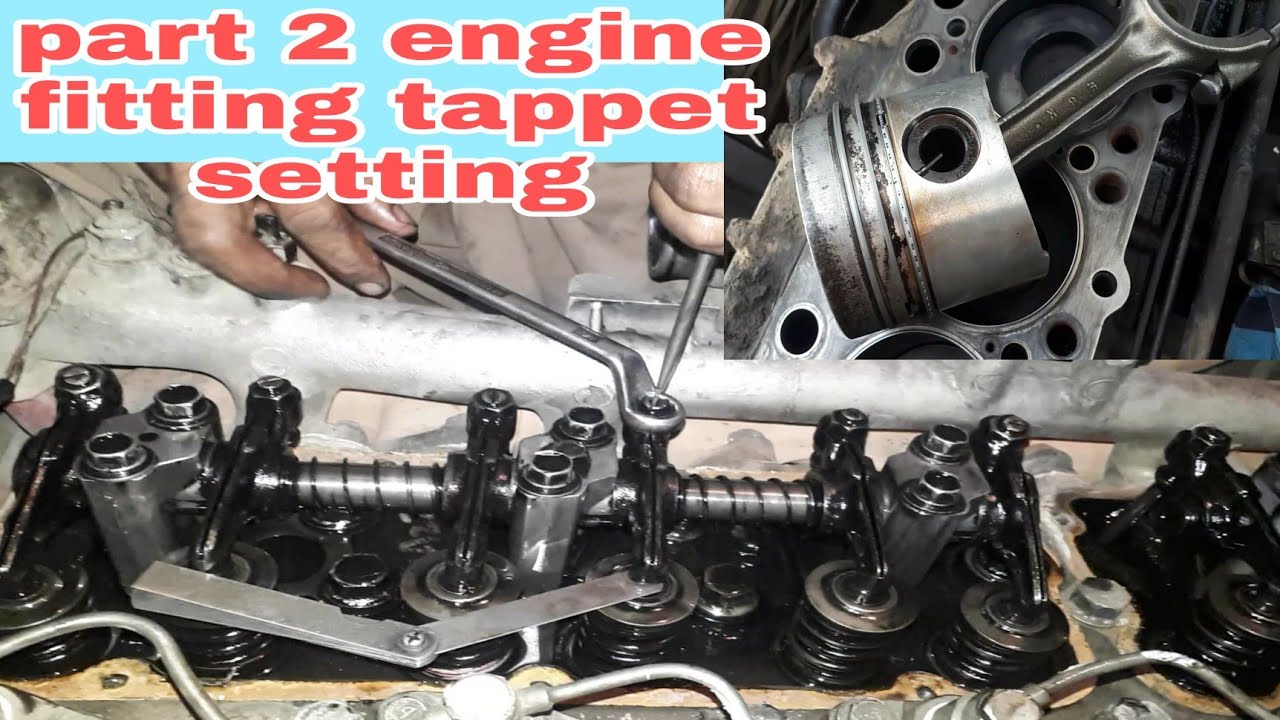 firing order tappet clearance fitting  | Nissan truck engine FE6 SP210 part 2