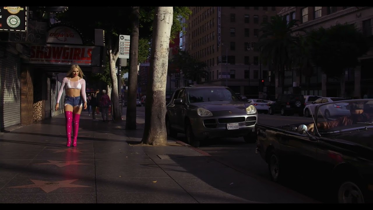&ldquo;Hollywood Trick&rdquo; starring Victoria Baldesarra and Gigi Gustin  -  Hollywood Blvd scene