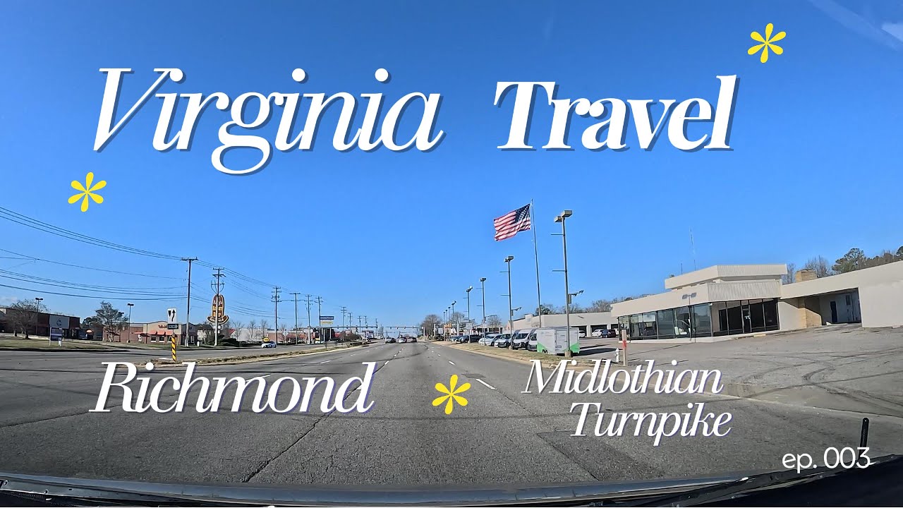 2024 Driving in Virginia – Richmond & Midlothian Turnpike 🚗🏙️ 4K 