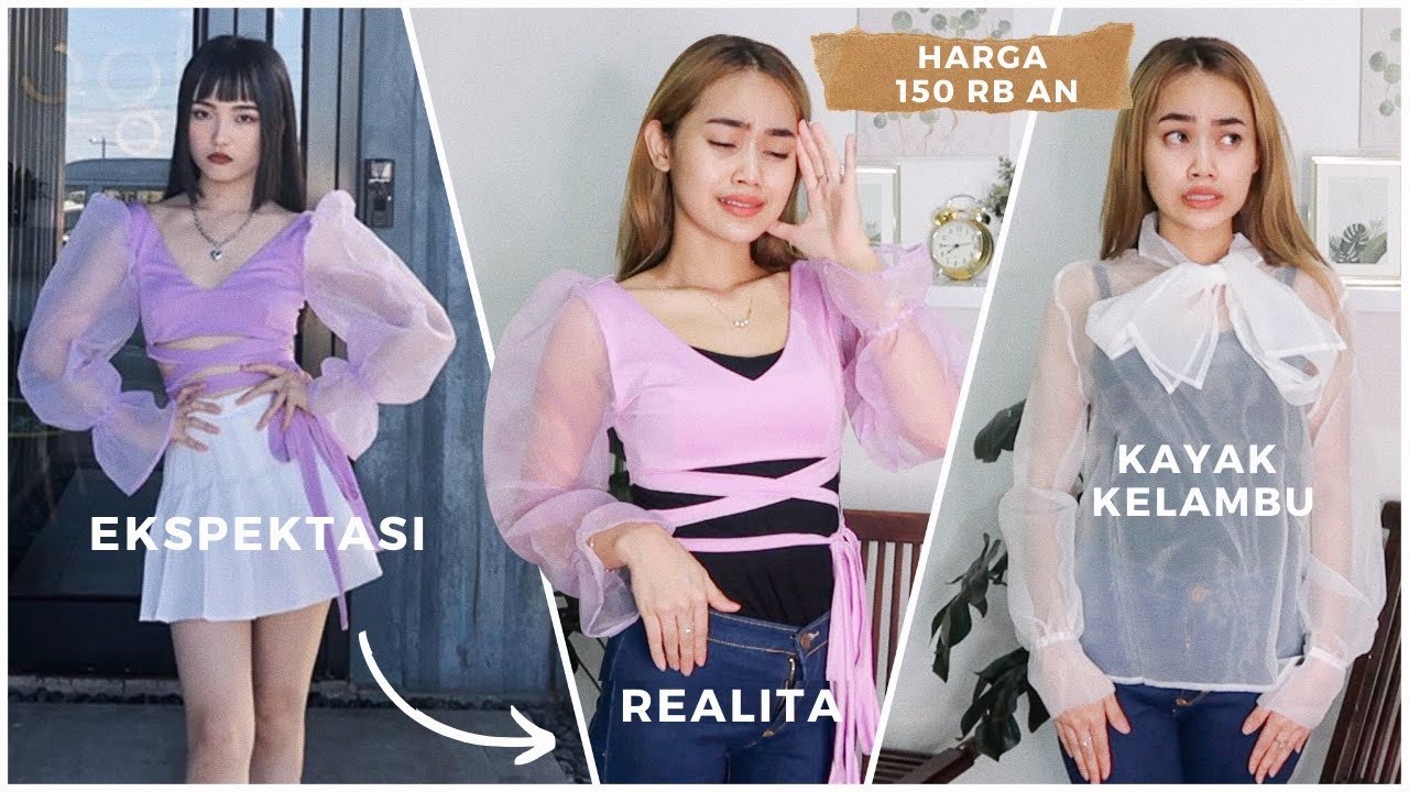BORONG BAJU ATASAN UNIK / ANEH DI SHOPEE HARGA 150 RB AN DAPET KAYA GINI #PPOS EPS. 64 BAJU UNIK