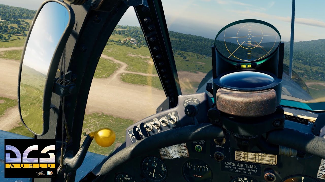 DCS F4-UD Corsair  - First landing pattern.