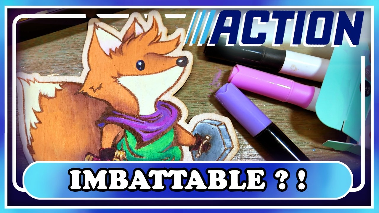 HAUL ACTION 🌟Test Feutres Acryliques - Création d'une figurine de Tunic : Incroyable pour le Prix !