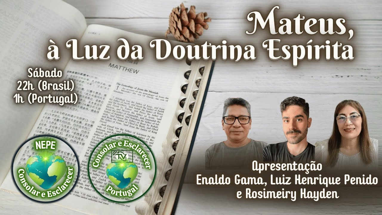 Evangelho de Mateus à Luz da Doutrina Espírita | 28.02.26