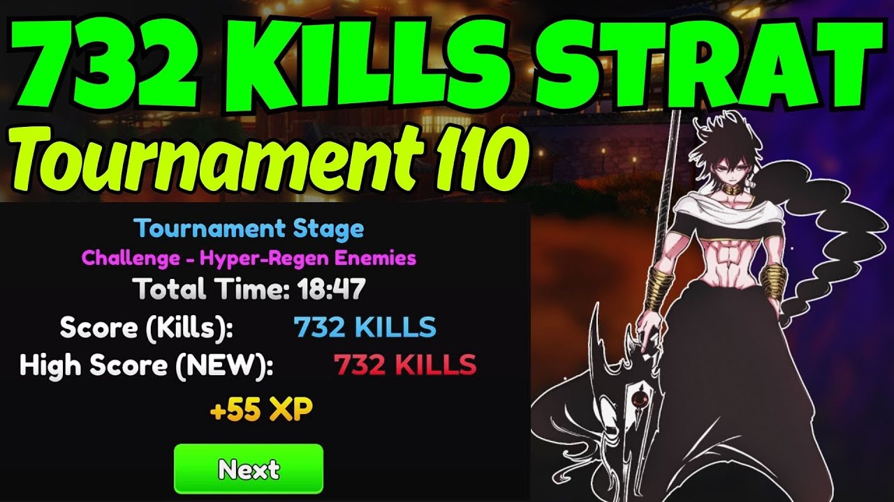 (INITIAL STRAT) 732 KILLS IN TOURNAMENT 110 | Anime Adventure