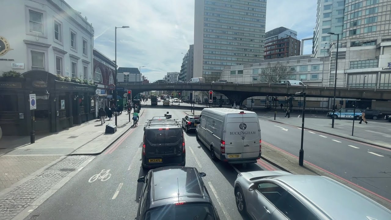 FULL ROUTE VISUAL | London Bus Route 16: Brent Park, Superstores - Paddington | LTZ 1641 (LT641)
